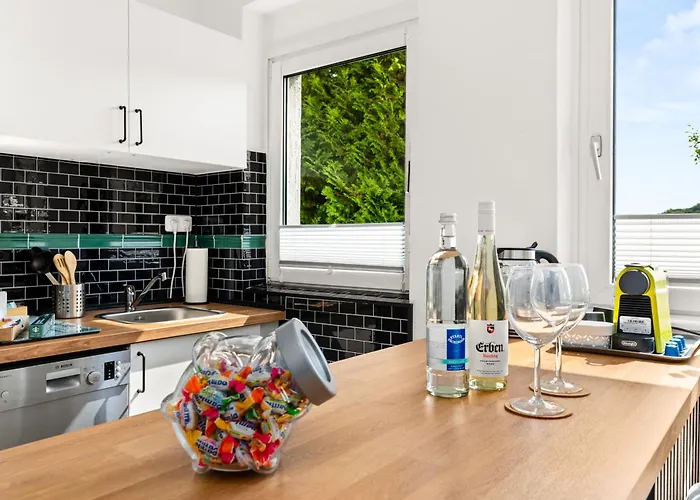 Апартаменты Mola Apartments-stylisches In Wetter-im Ruhrgebiet-fuer 3 Gaeste-wlan *